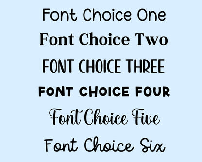 Personalized Cardstock Name Bookmark