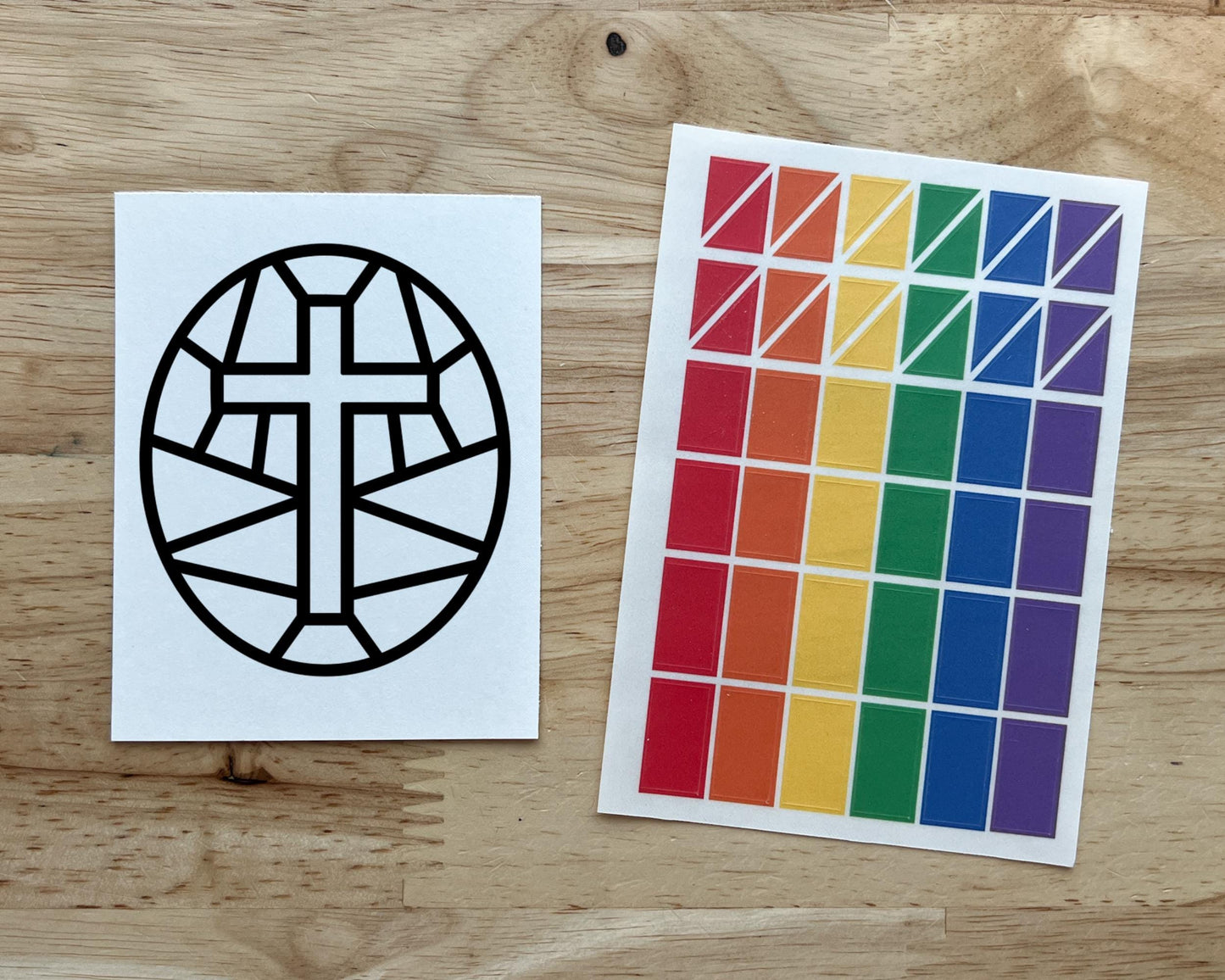 Mini Cross Suncatcher Easter Craft Kit