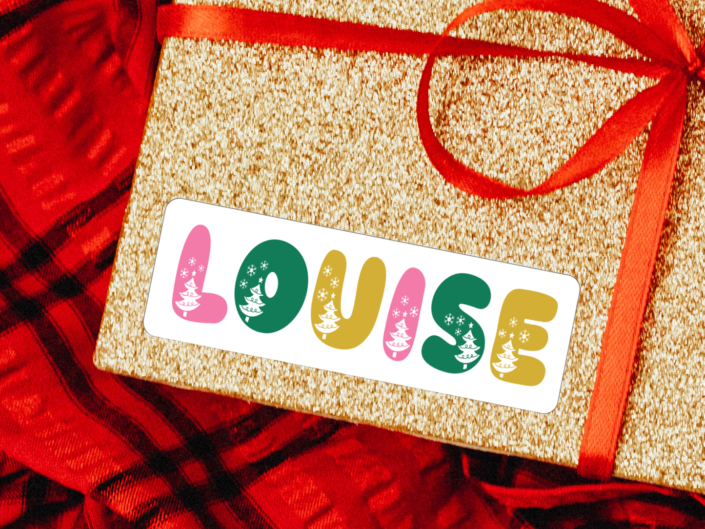 Personalized Christmas Gift Labels (Set of 18)