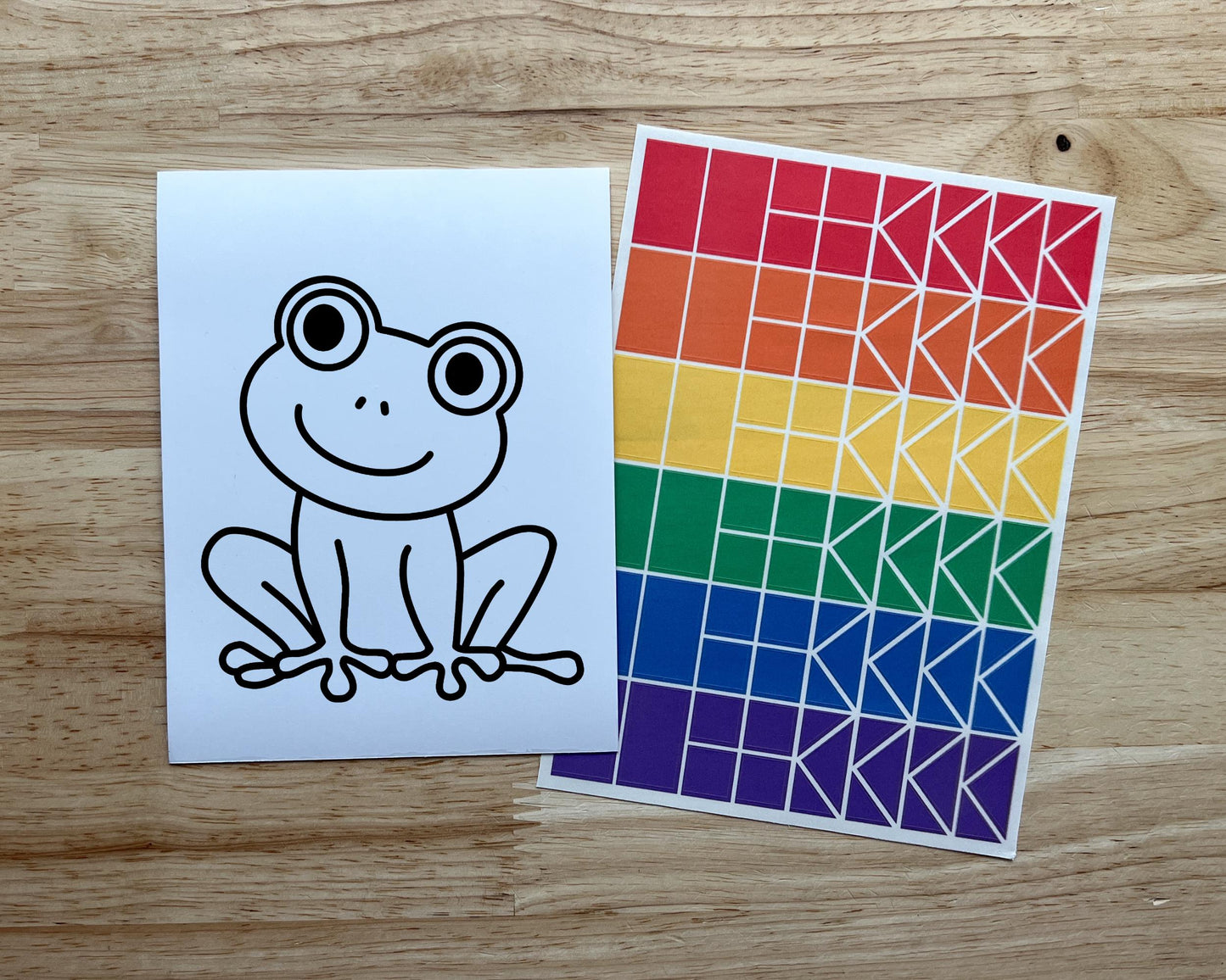 Frog Suncatcher Sticker Craft Kit