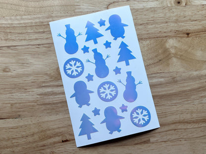 Winter Glow in the Dark Stickers