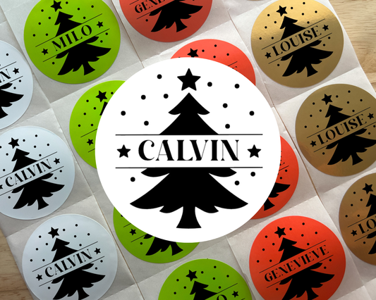 Christmas Tree Gift Labels (Set of 10)