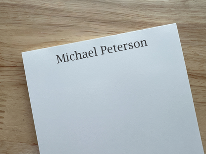 Personalized Cross Notepad