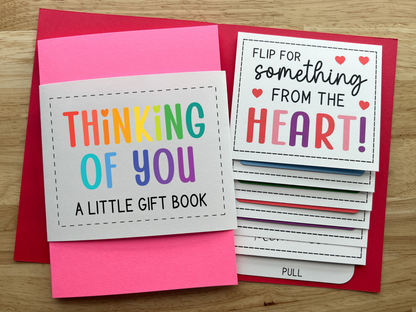 Thinking of You Gift Card Holder Waterfall Book (Holds 4-5 Gift Cards)