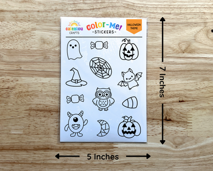 Halloween Color Your Own Stickers
