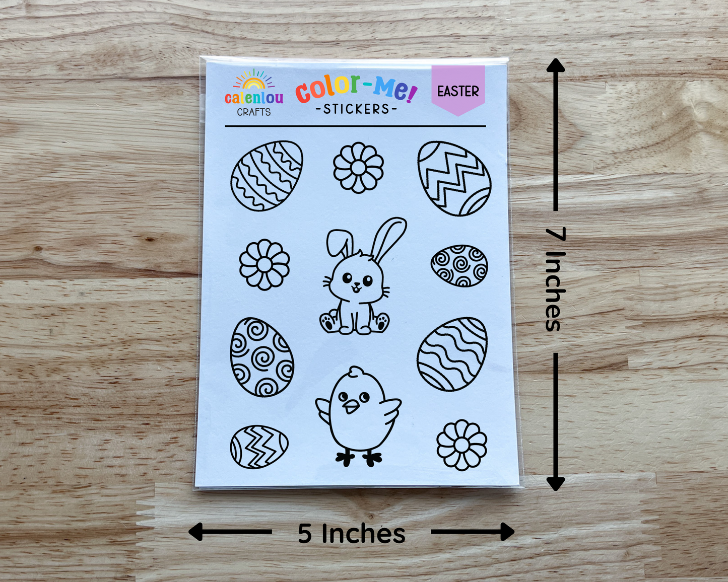 Easter Color Your Own Stickers