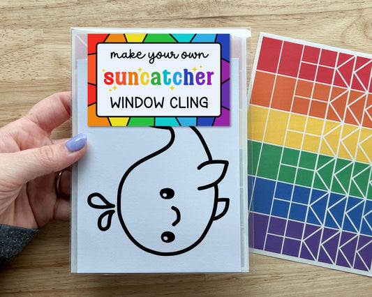 Whale Suncatcher Sticker Craft Kit