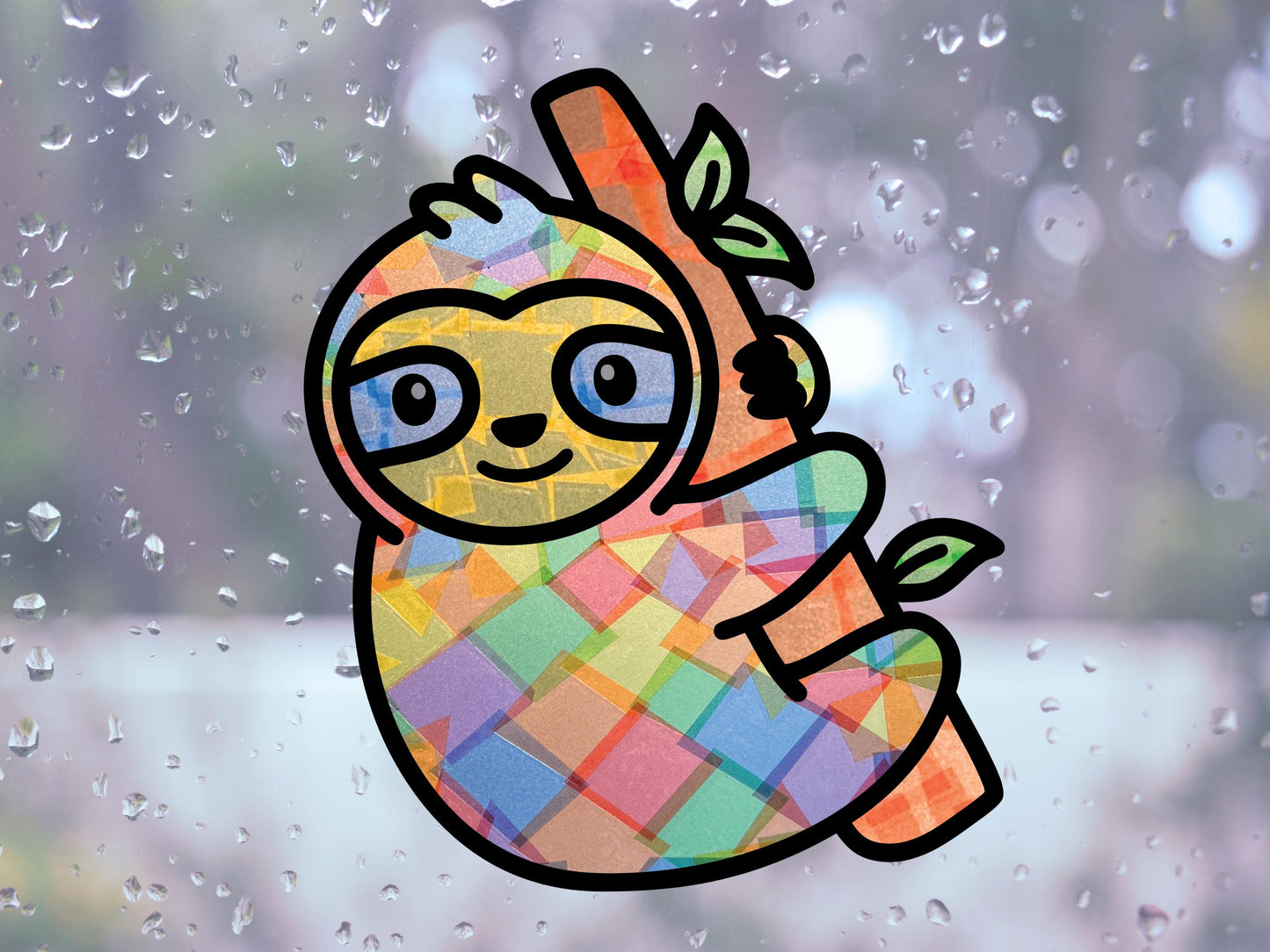 Sloth Suncatcher Craft Party Favor