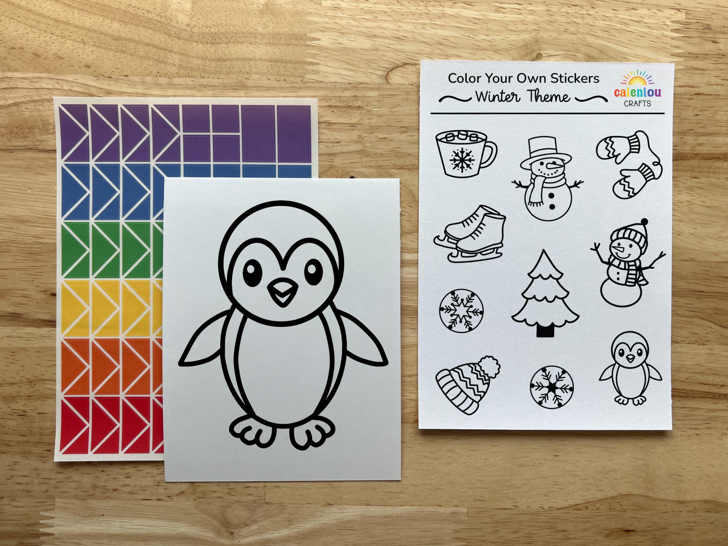 Winter Party Favor Bag