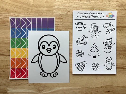 Winter Party Favor Bag