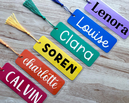 Personalized Cardstock Name Bookmark