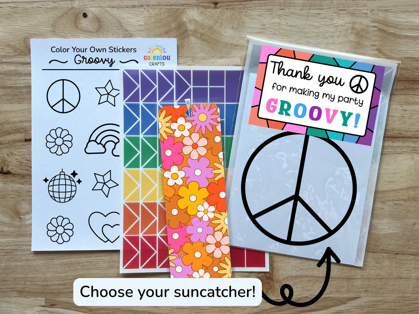 Groovy Party Favor Bag