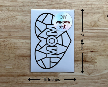 Mom Suncatcher Sticker Craft Kit