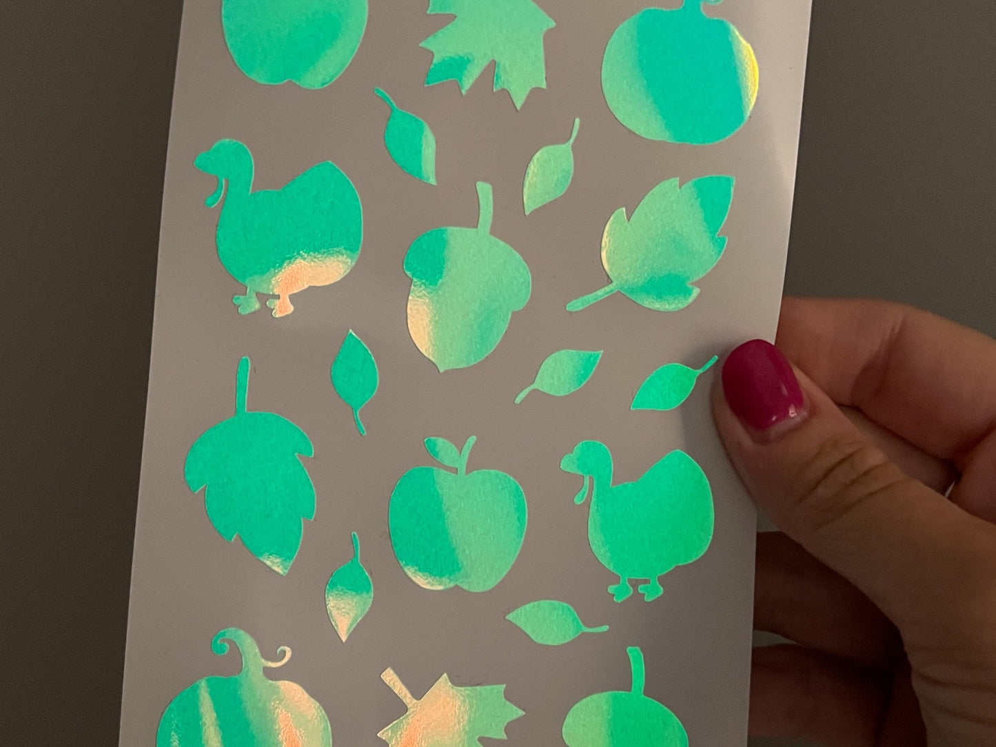 Thanksgiving Glow in the Dark Stickers