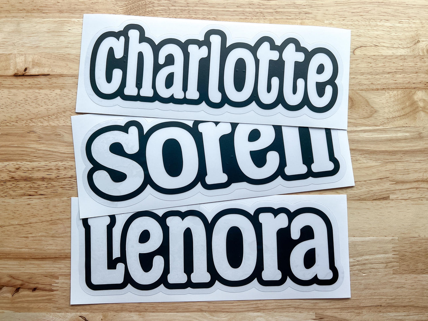 Personalized Large Name Suncatcher Sticker Craft Kit