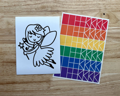Fairy Suncatcher Sticker Craft Kit
