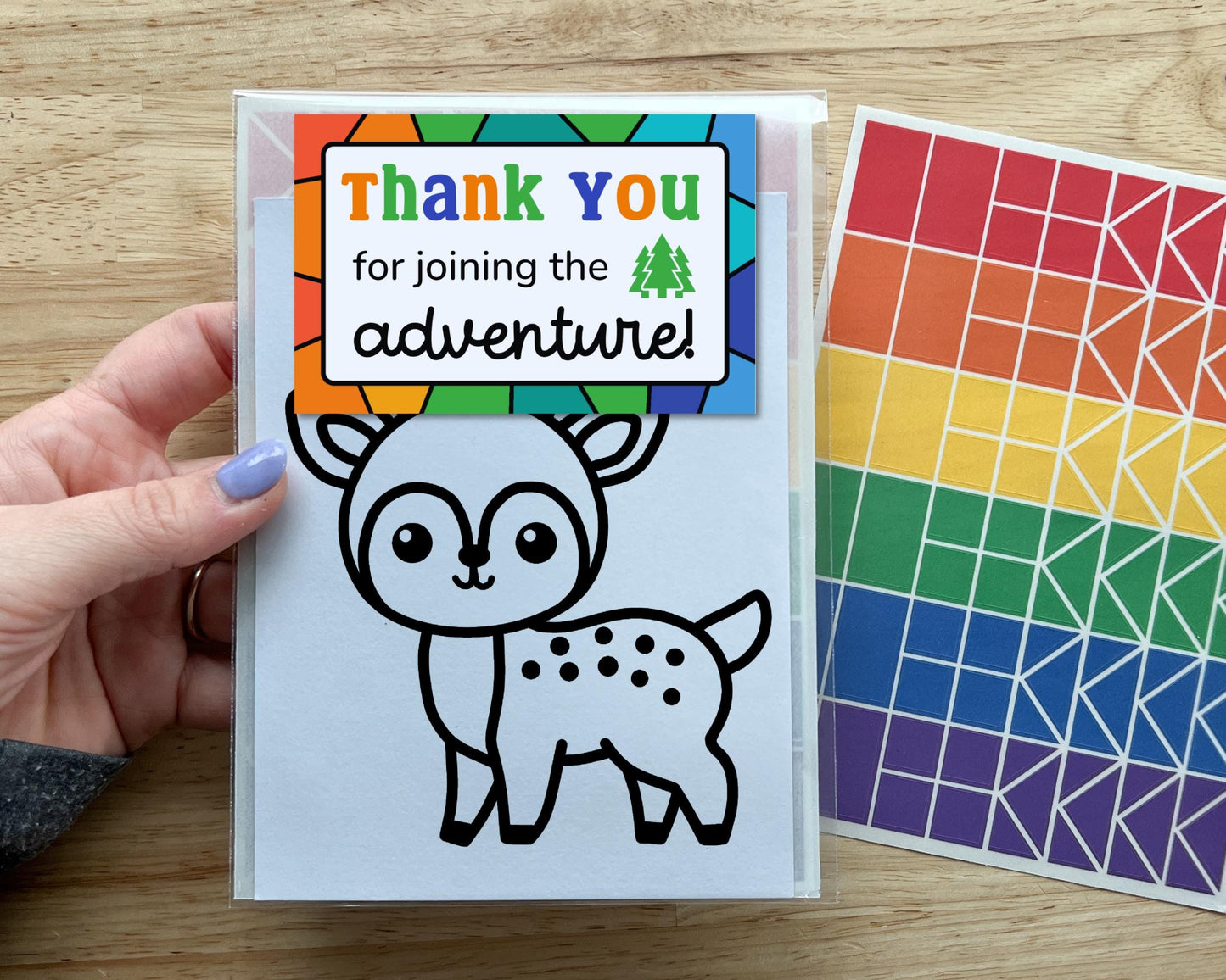 Deer Suncatcher Craft Party Favor