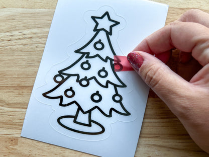 Christmas Suncatcher Sticker Craft Kit, 2 Pack