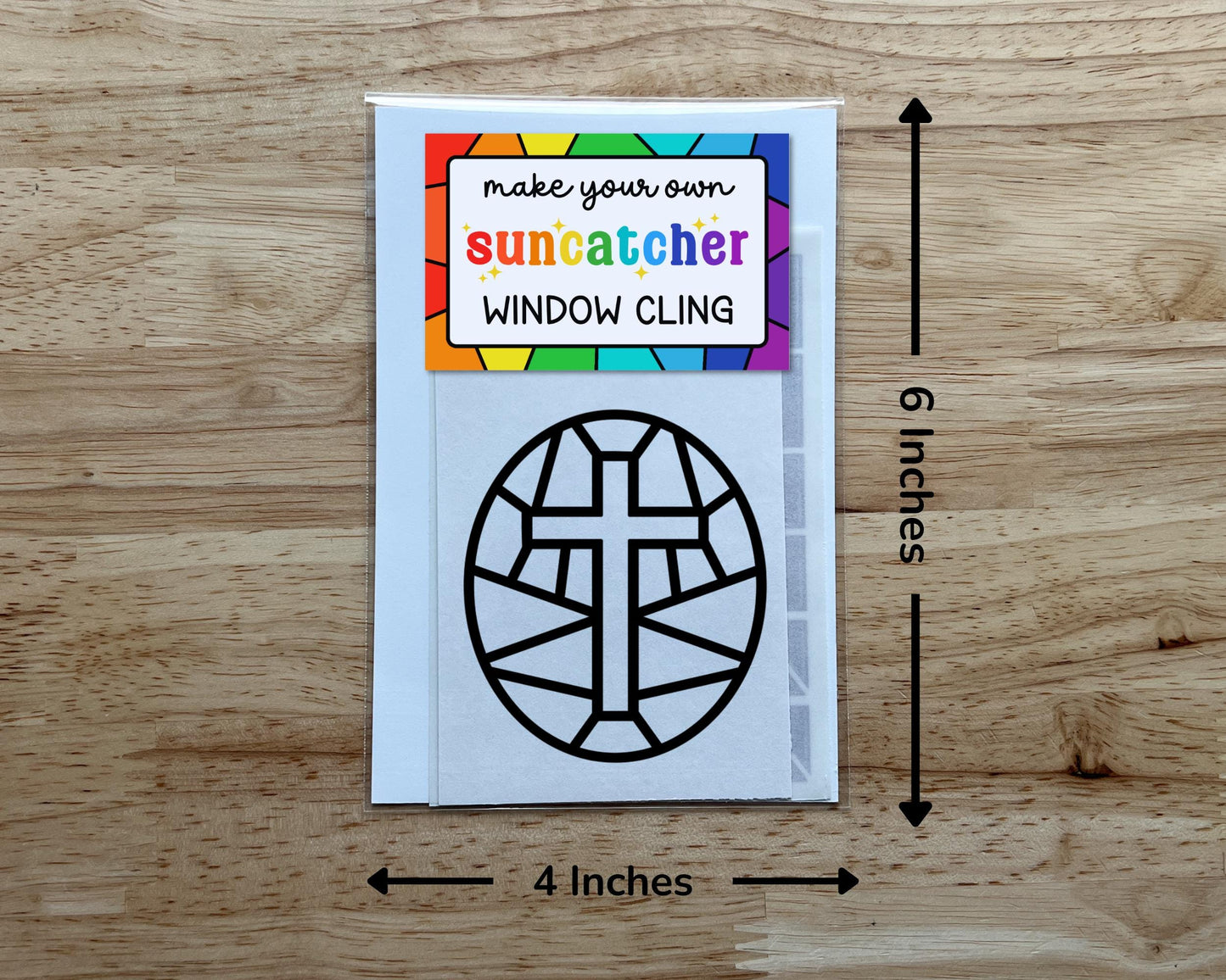 Mini Cross Suncatcher Easter Craft Kit