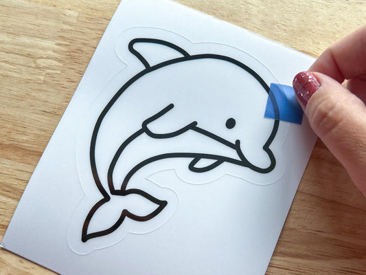 Ocean Animal Suncatcher Sticker Craft Kit, Set of 4