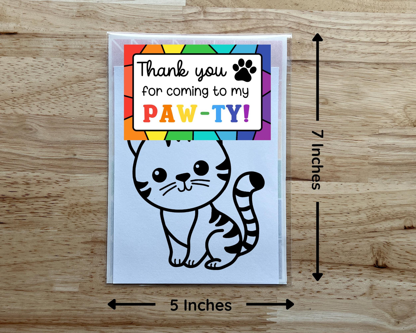 Cat Suncatcher Craft Party Favor