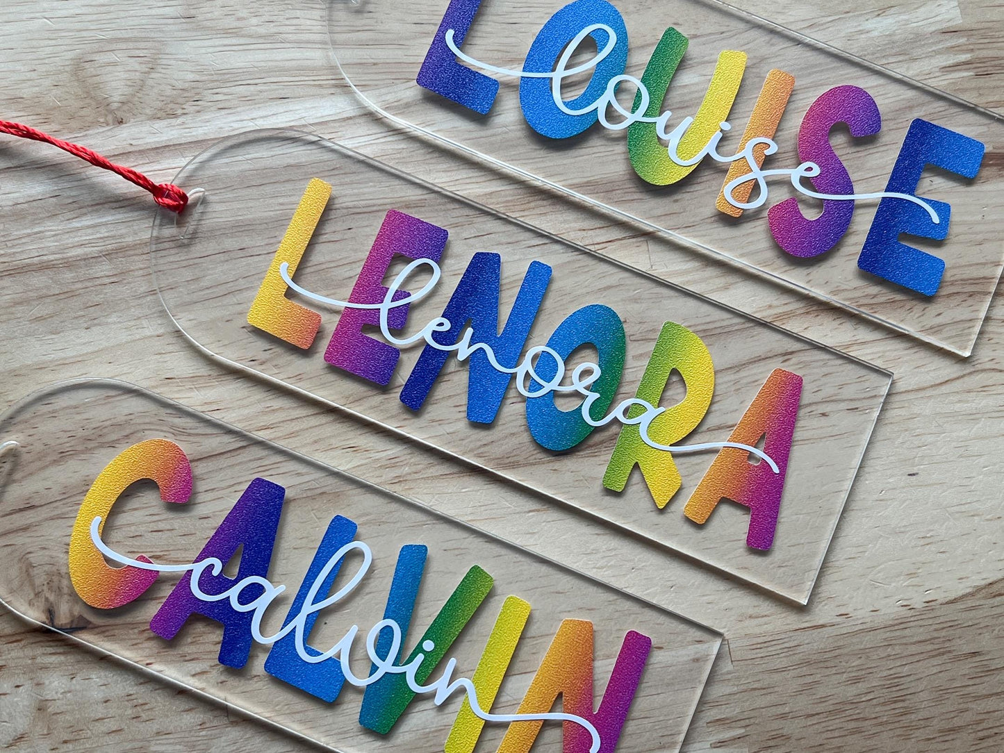 Personalized Acrylic Bookmark