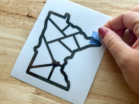 Minnesota Suncatcher Sticker Craft Kit