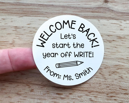 First Day of School Favor Labels (Set of 10)