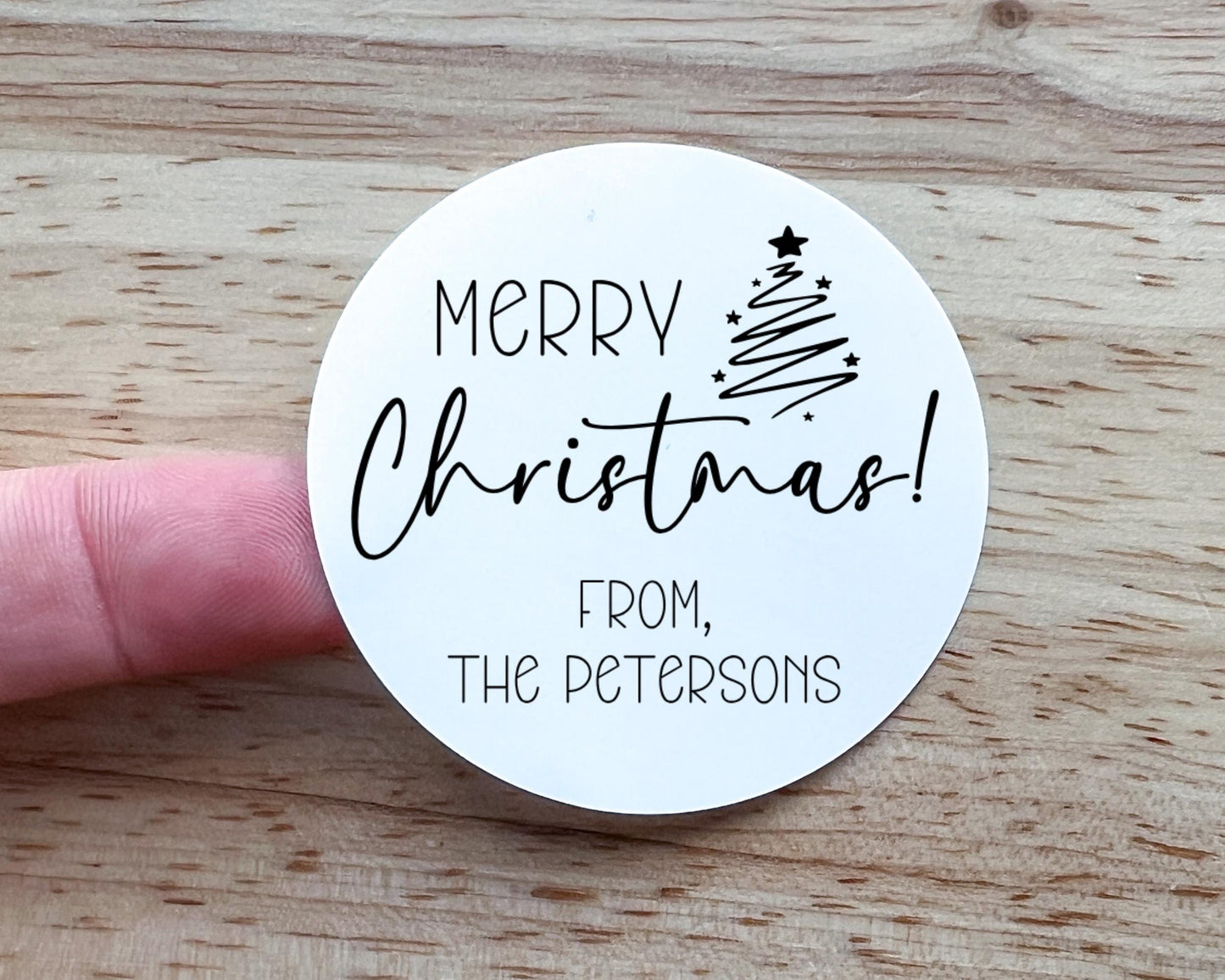 Merry Christmas Gift Labels (Set of 10)