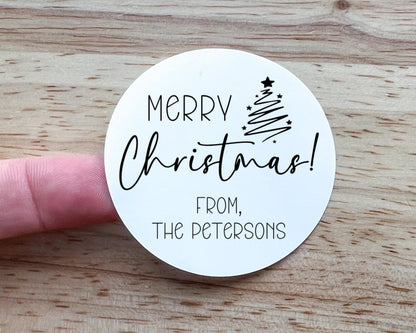 Merry Christmas Gift Labels (Set of 10)