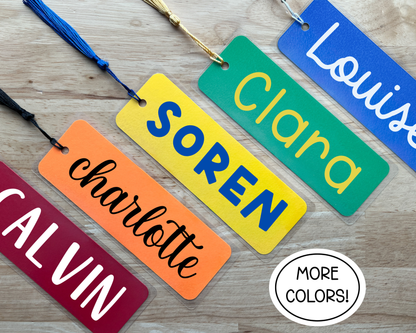 Personalized School Colors Bookmark
