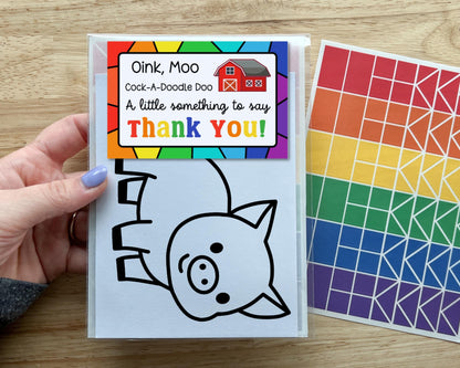 Pig Suncatcher Craft Party Favor