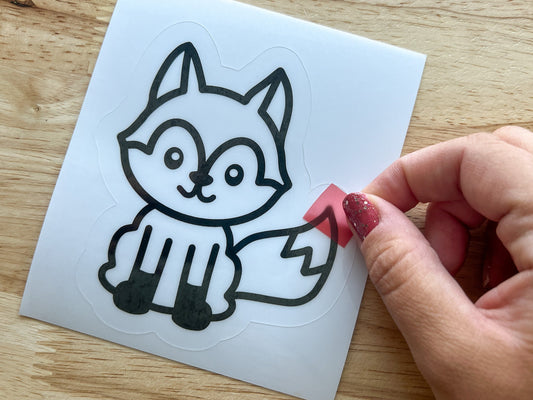 Fox Suncatcher Craft Party Favor