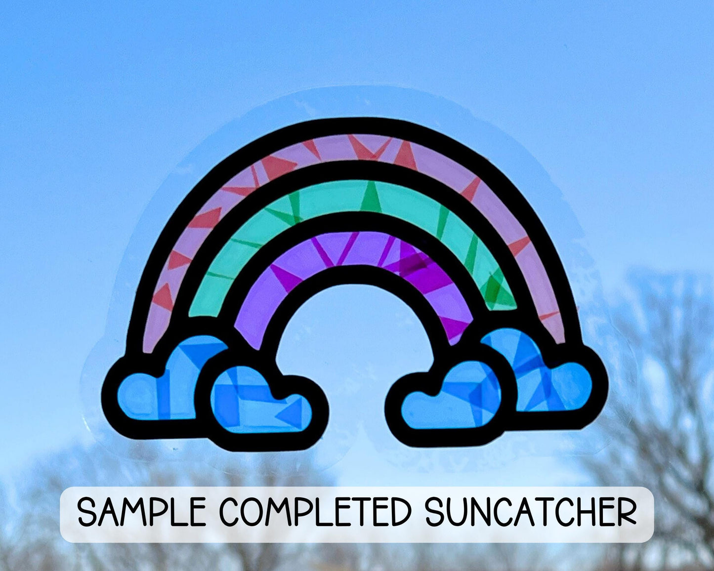 Heart Suncatcher Sticker Craft Kit