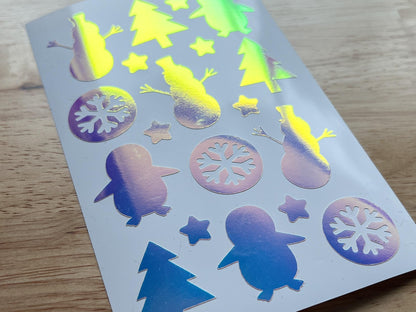 Winter Glow in the Dark Stickers