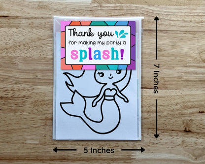 Mermaid Suncatcher Craft Party Favor