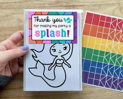 Mermaid Suncatcher Craft Party Favor