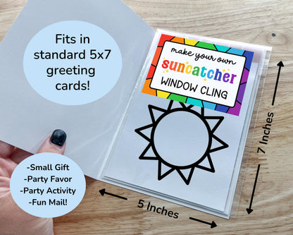 Sloth Suncatcher Sticker Craft Kit