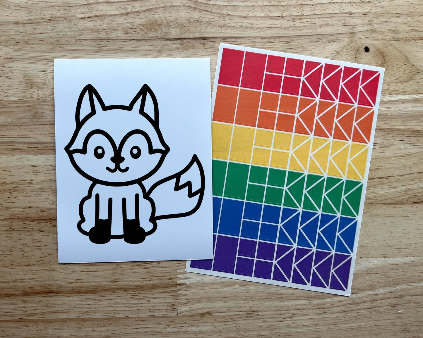 Fox Suncatcher Craft Party Favor