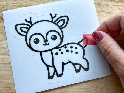 Deer Suncatcher Sticker Craft Kit