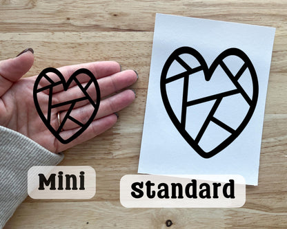 Valentines Day Class Favor, Heart Suncatcher Craft Kit