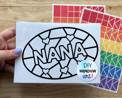 Nana Suncatcher Sticker Craft Kit