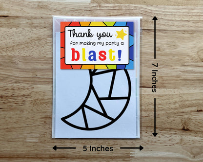 Moon Suncatcher Craft Party Favor