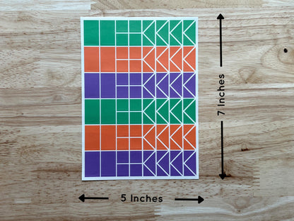 Halloween Stained Glass Stickers