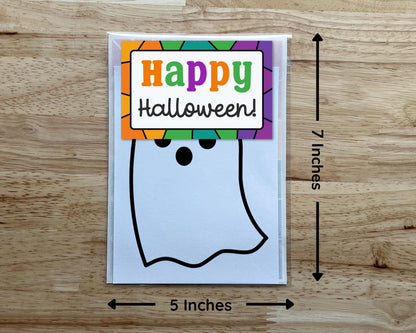Ghost Suncatcher Sticker Halloween Craft Kit
