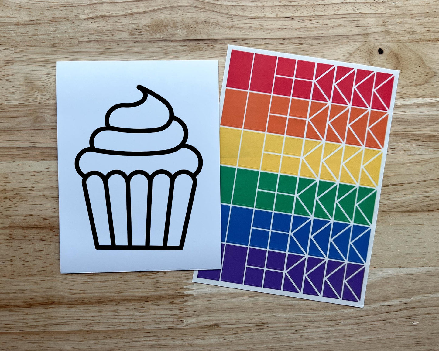 Cupcake Suncatcher Craft Party Favor