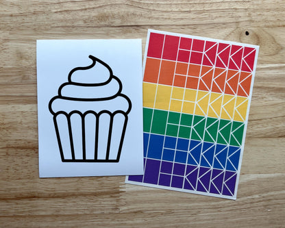 Cupcake Suncatcher Craft Party Favor