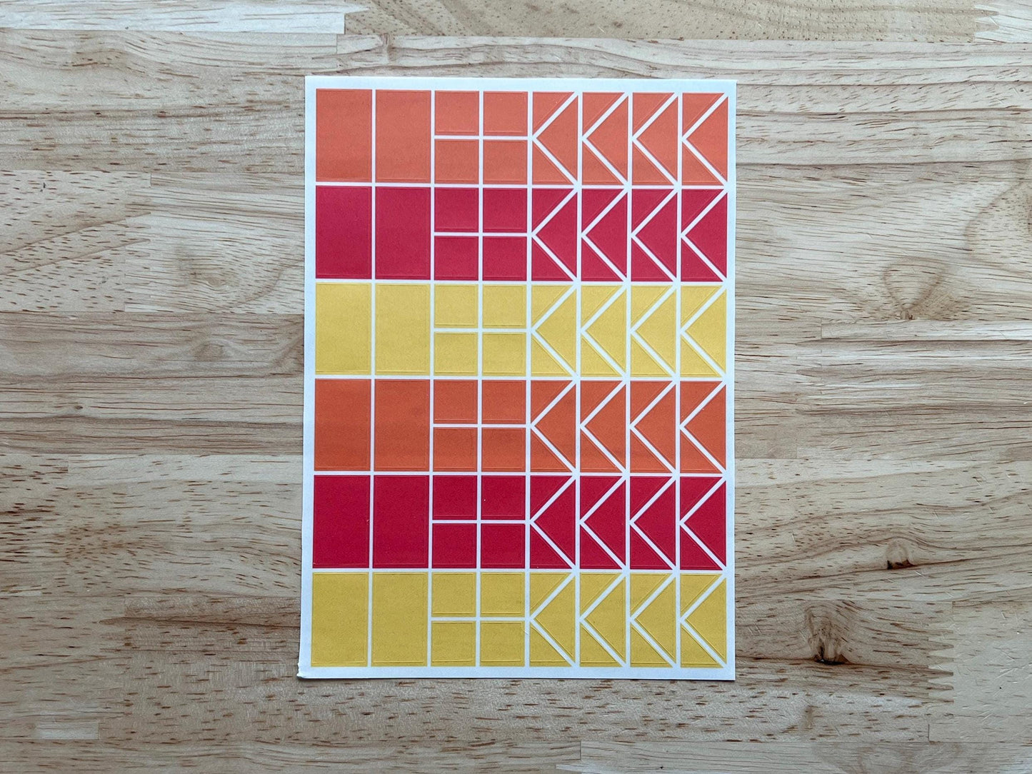 Fall Stained Glass Stickers