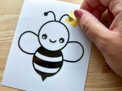 Bee Suncatcher Sticker Craft Kit