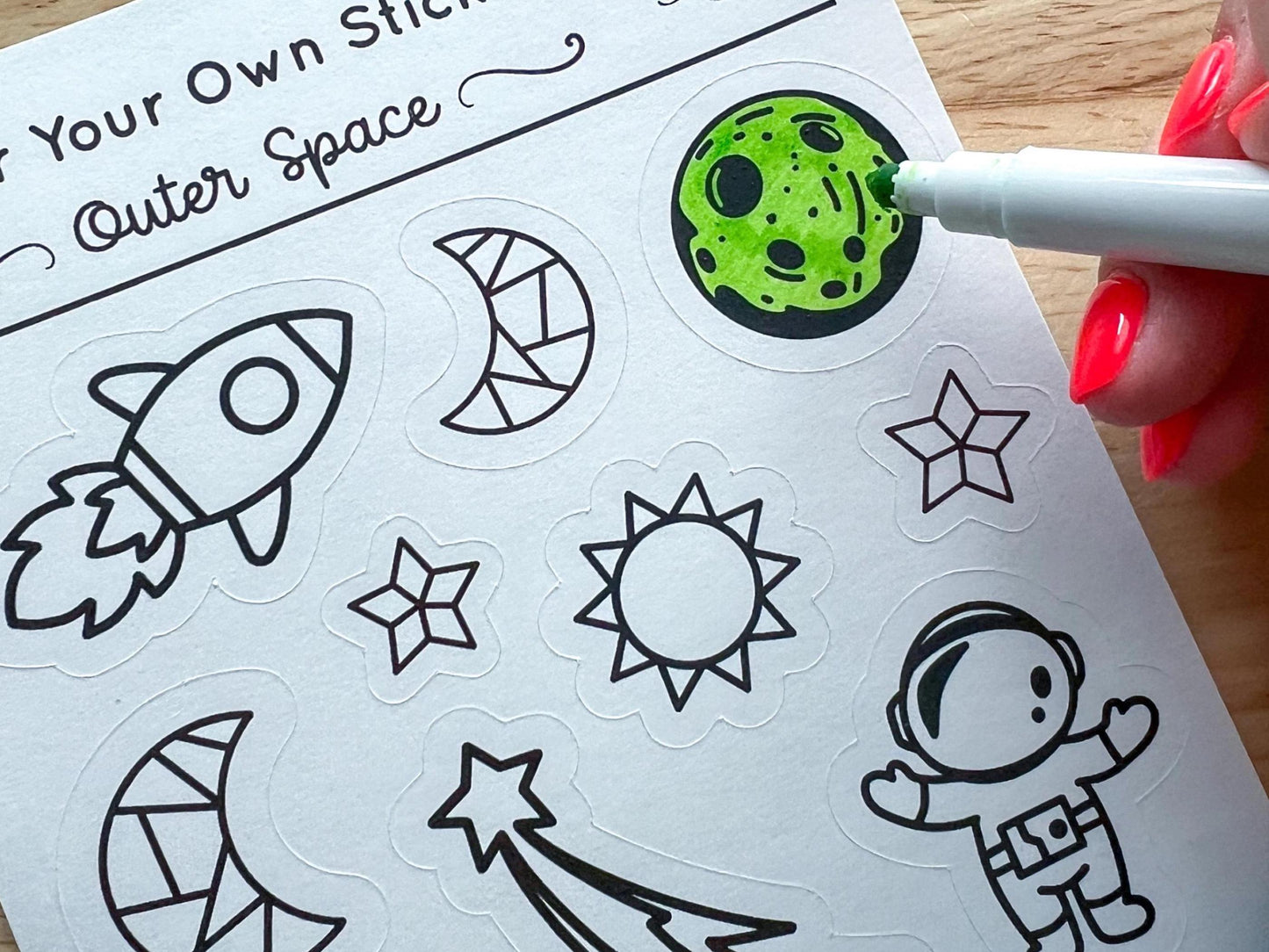 Outer Space Party Favor Bag